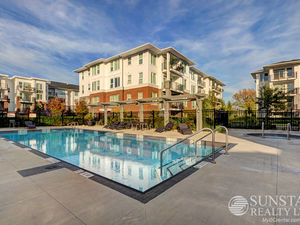 West Cambie 1 Bed Condo w/ Large Balcony & Air Cond @ Mayfair Place